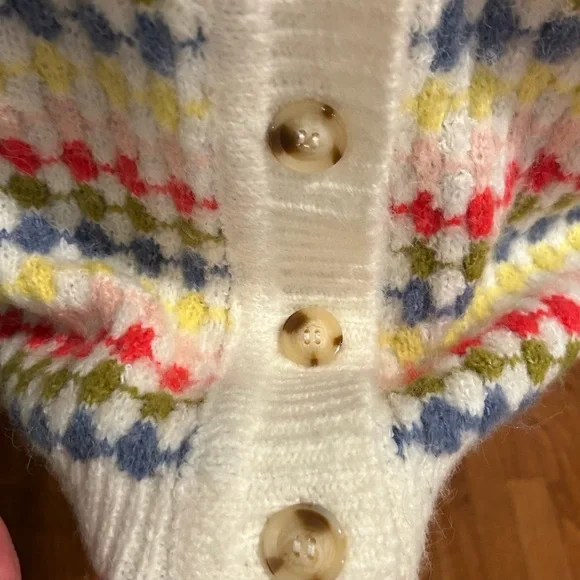 Blu Pepper Multicolor Button-Up Cardigan - Picture 7 of 12